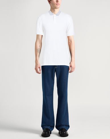 Man Shirt White Size L Cotton, Lyocell, Elastane
