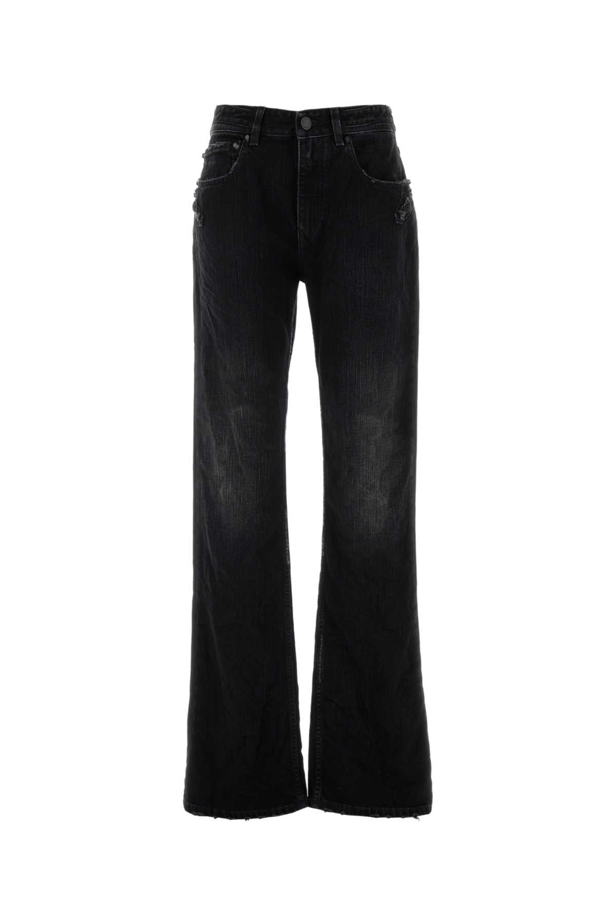 City Straight Jeans — Black