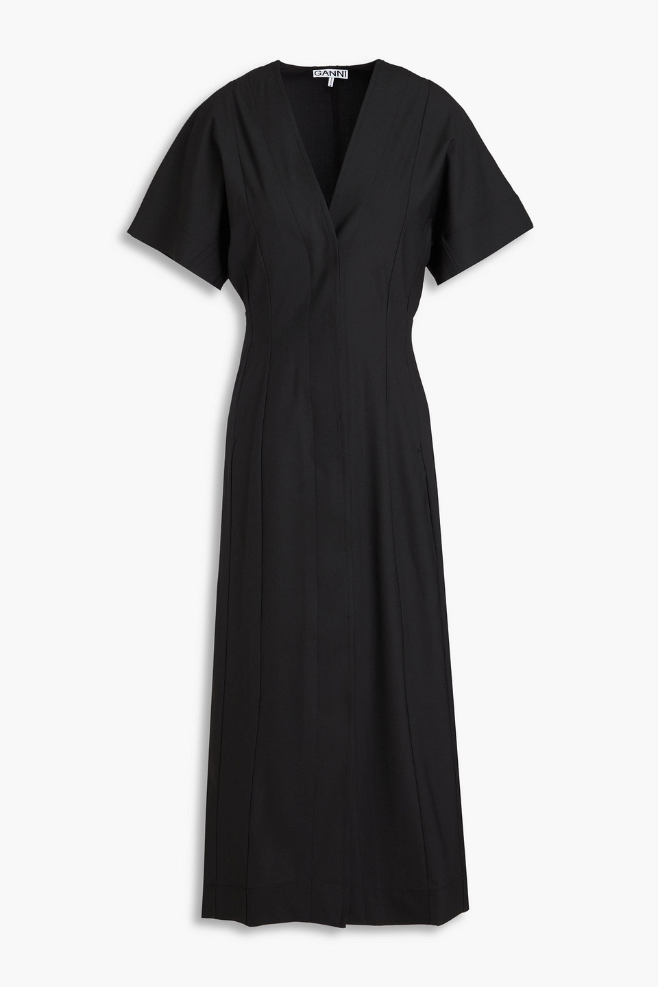 Crepe midi dress