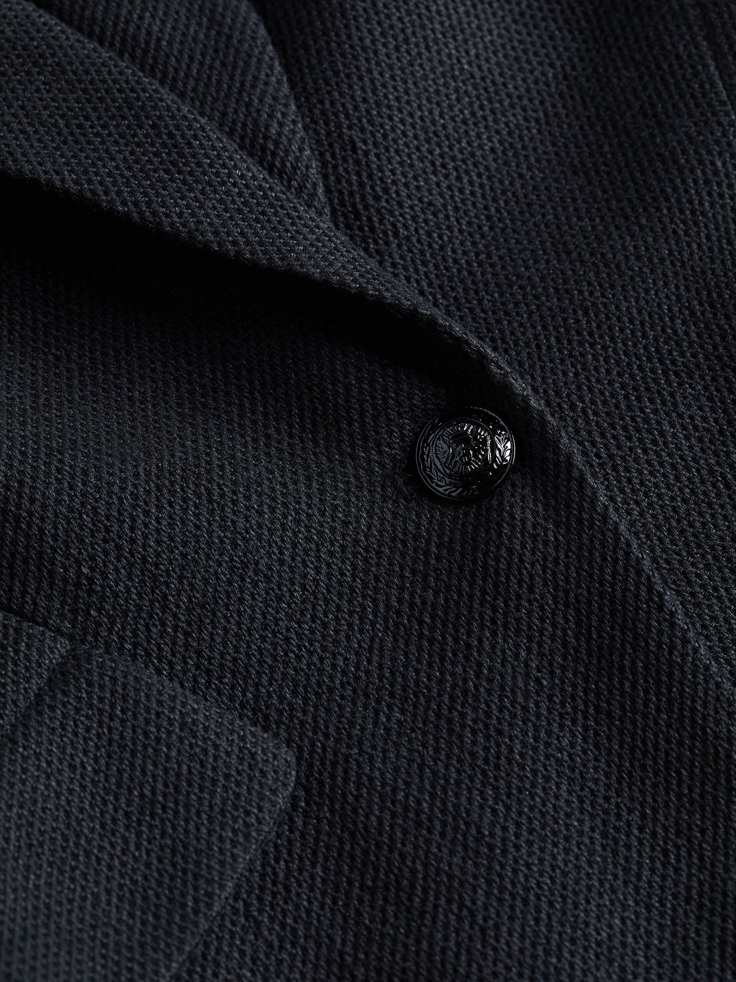 Chamberlain Linen-Blend Blazer In Black