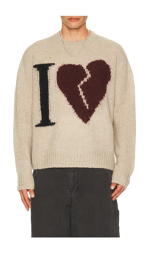 ALLSAINTS Lover Crew Sweater in Brown. L. Also in M, S, XL/1X
