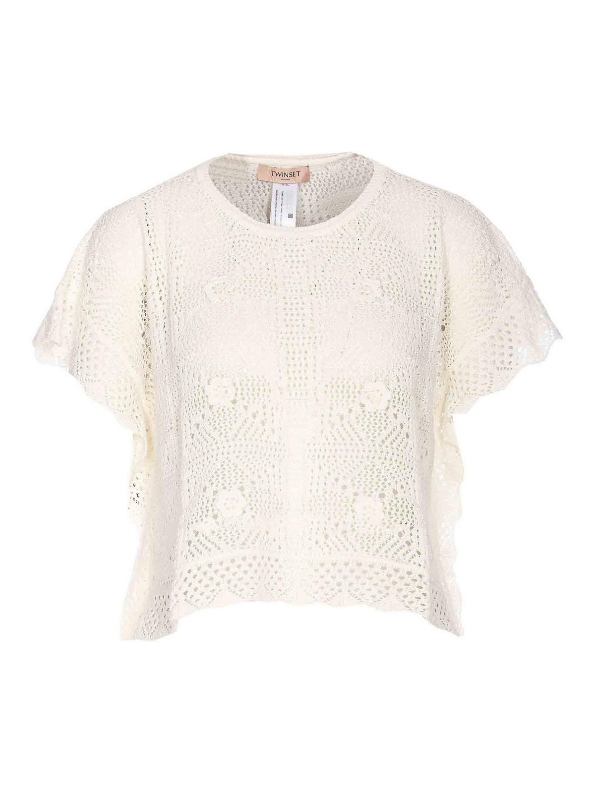 TWINSET crochet top - White