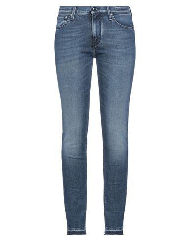 Jacob Cohёn Woman Jeans Blue Size 26 Cotton, Elastane