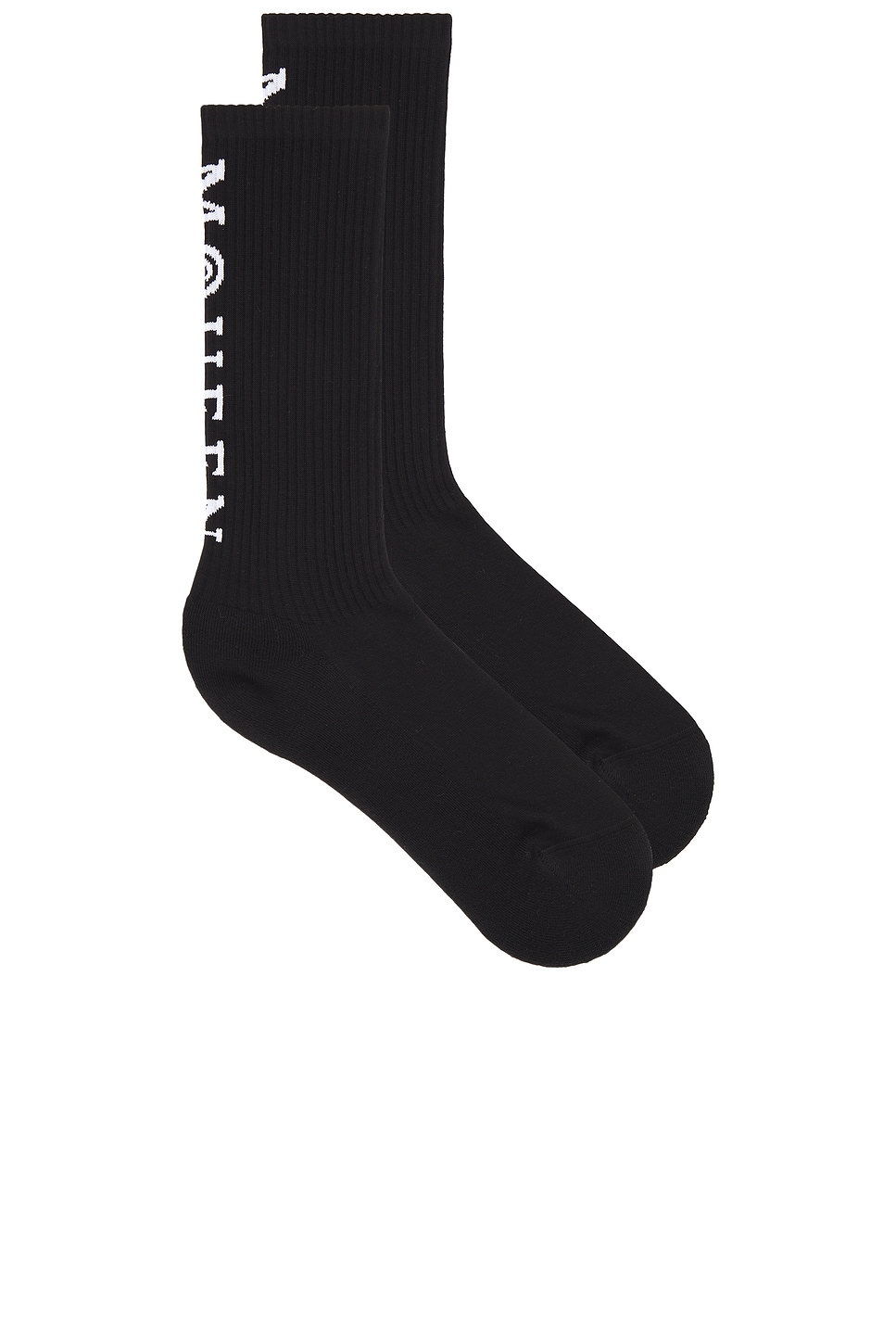 McQueen Logo Socks in Black