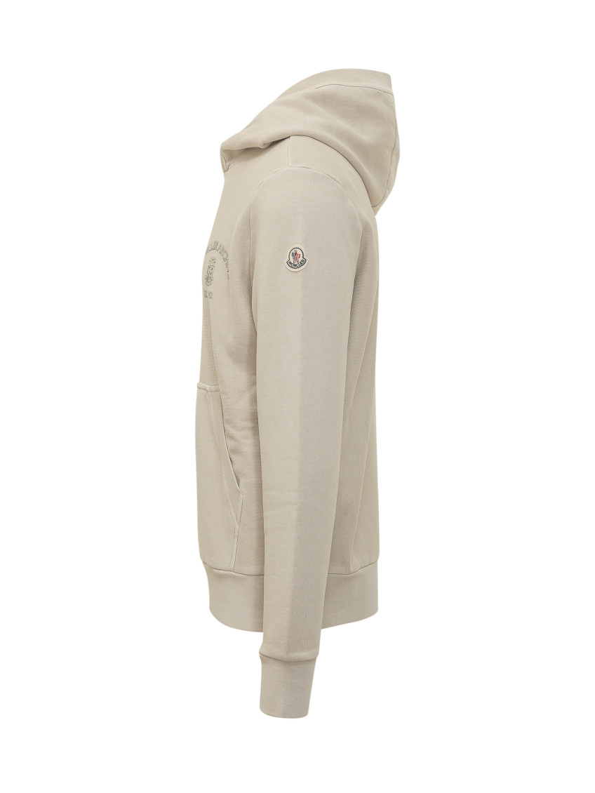 Brown Logo Hood Sweatshirt