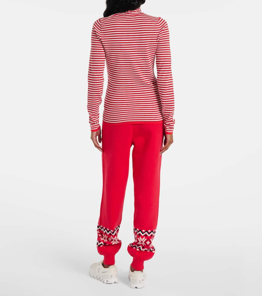 Raie striped cotton turtleneck top