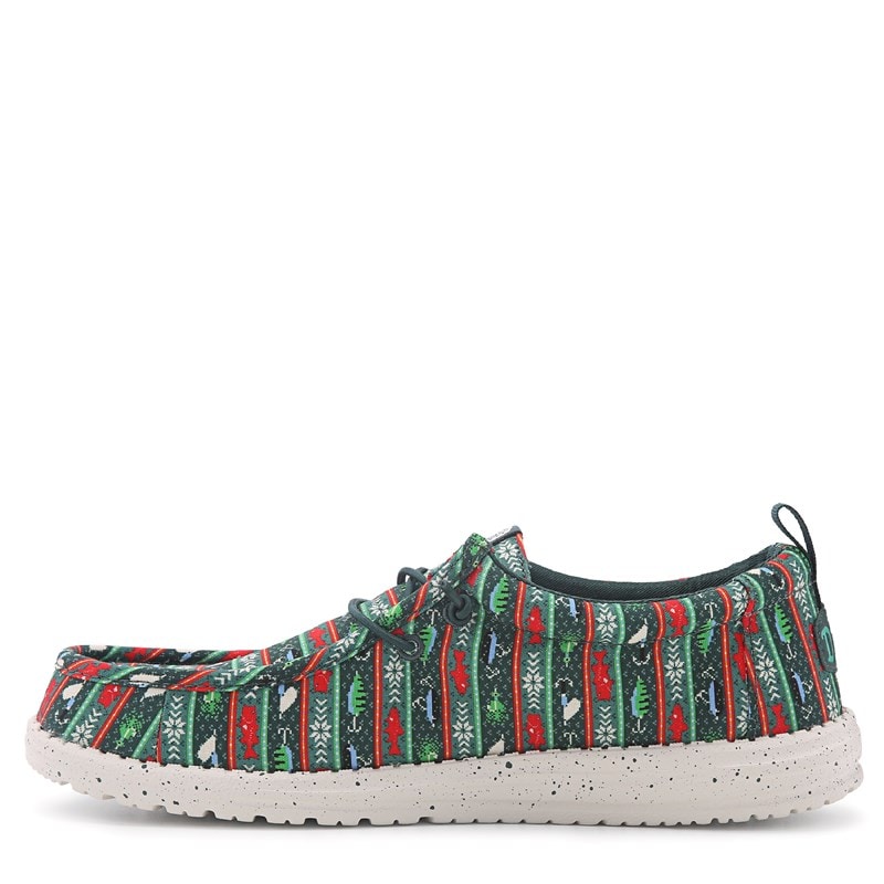 Men's Wally Fishmas Casual Shoes (Green/Multi)