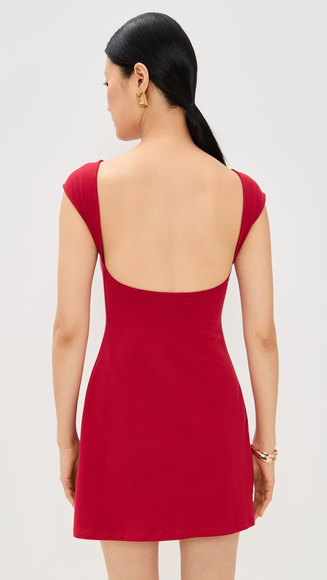 Reformation Soleil Knit Dress Lipstick 