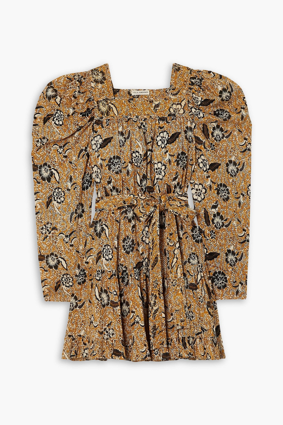 Nailah floral-print cotton-blend mini dress