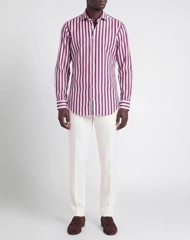Man Shirt Garnet Size 16 ½ Cotton