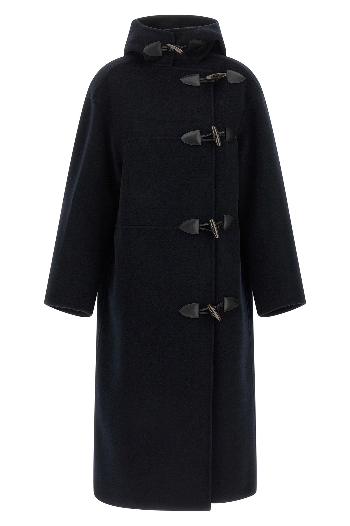 'Duffle' Reversible Coat With Alamari