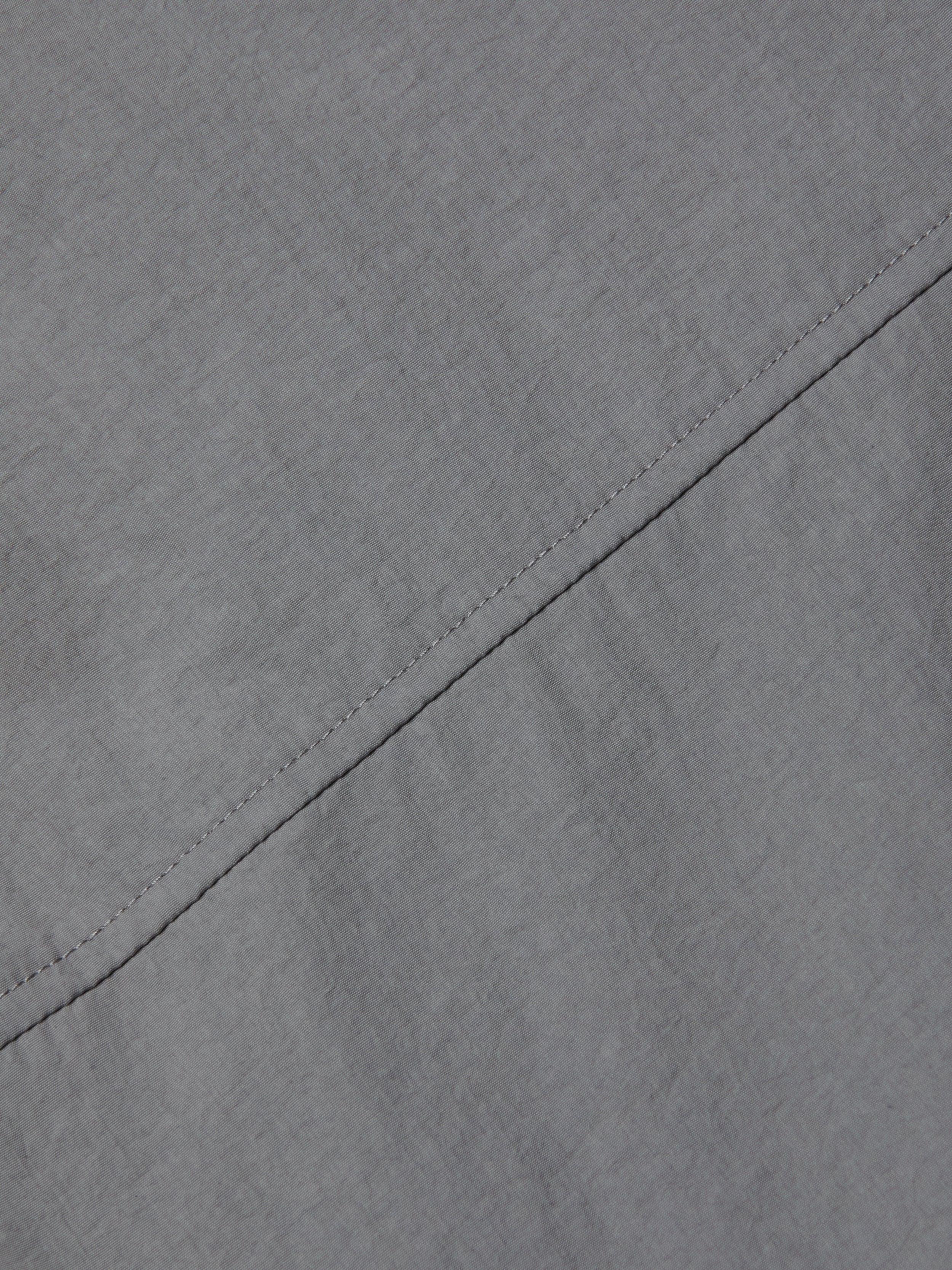 Bronwyn Cropped Windbreaker In Medium Grey