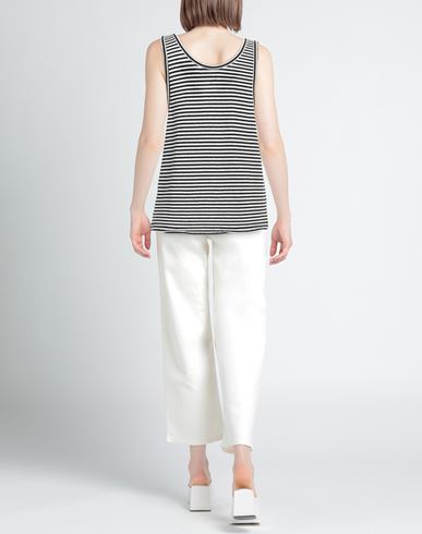 Woman Tank top Black Size M Organic cotton, Organic Linen