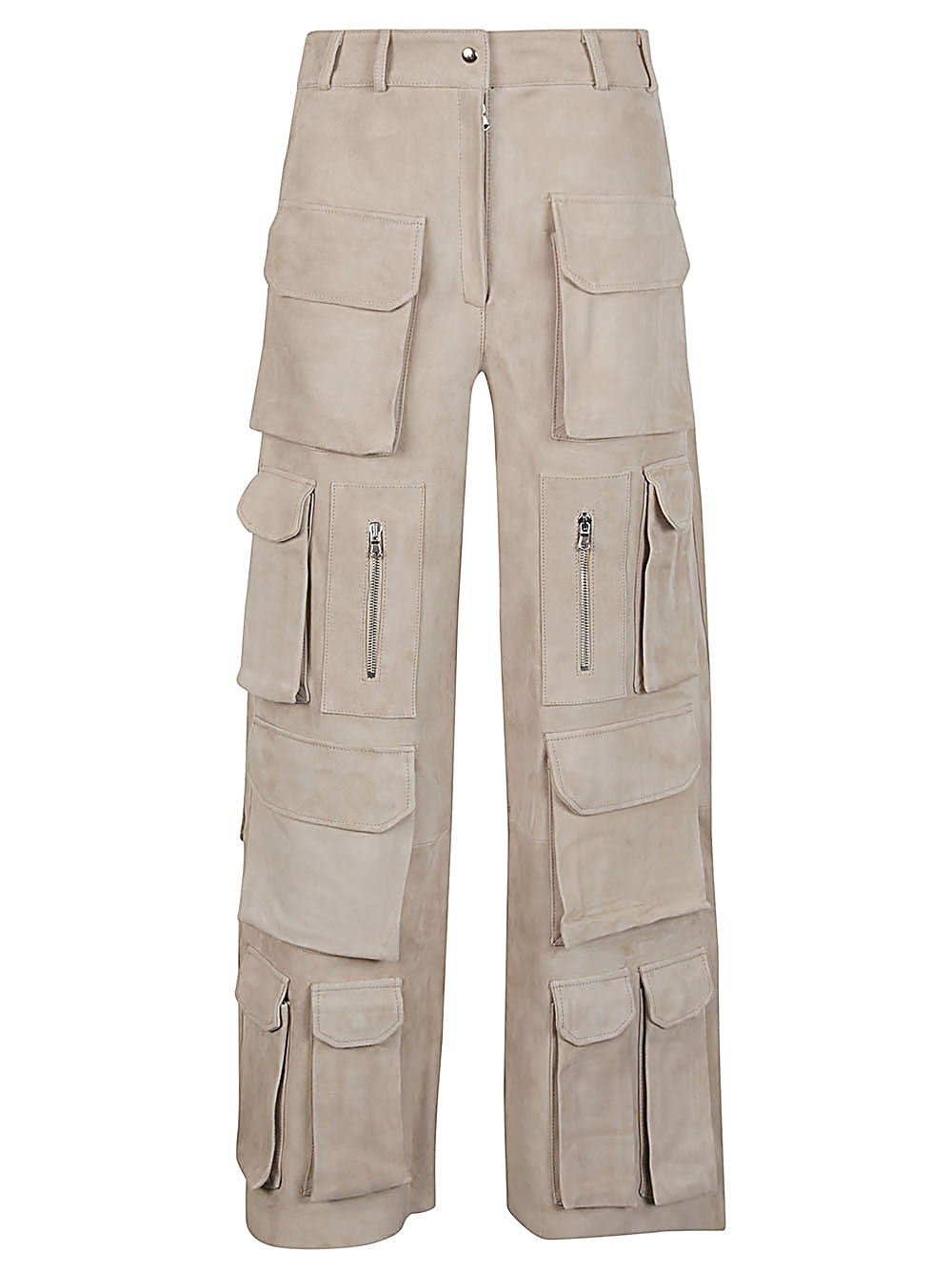Fermas.Club Women's Suede Cargo Trouser