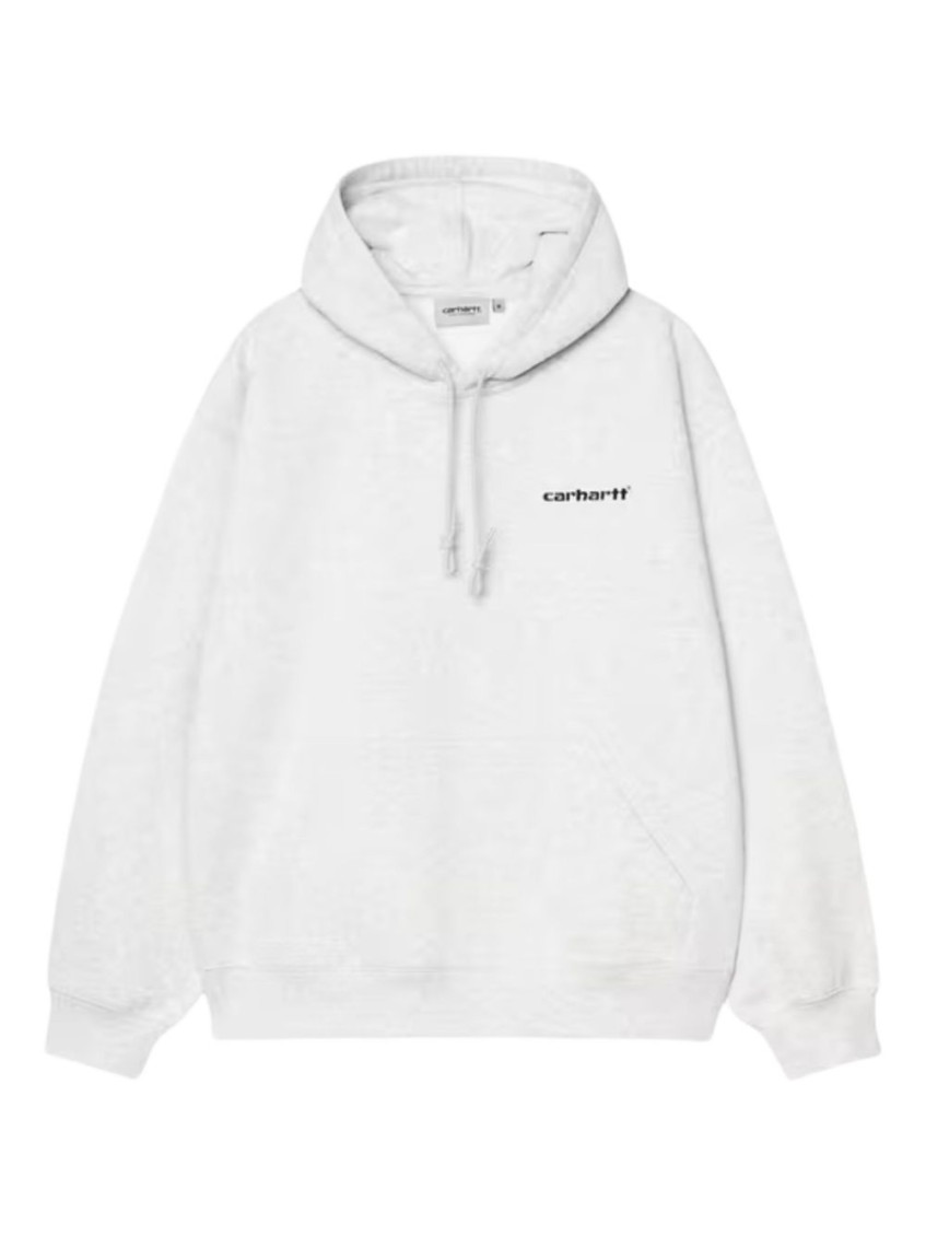 White Logo Hoodie