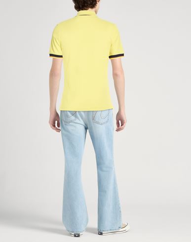 Man Polo shirt Light grey Size M Cotton, Elastane