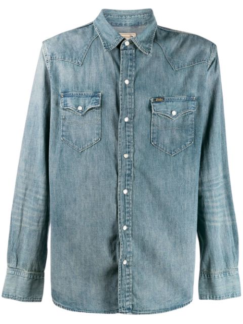 Western denim shirt