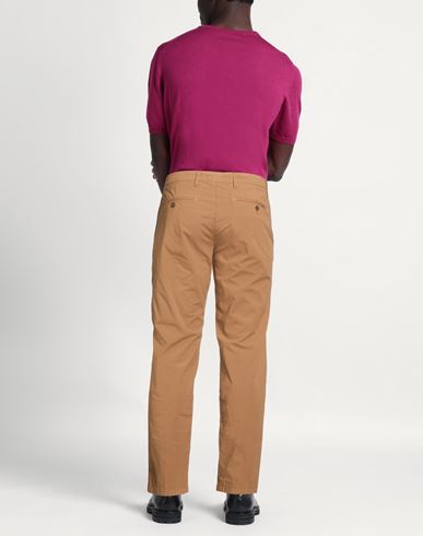 Man Pants Camel Size 36 Cotton, Elastane