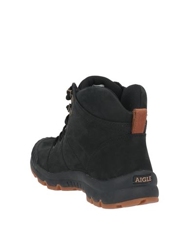 Man Ankle boots Black Size 7 Leather, Textile fibers
