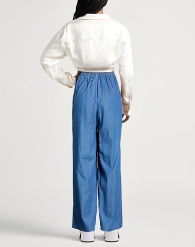 Woman Jeans Blue Size L Cotton