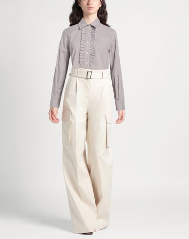 Woman Shirt White Size 8 Cotton, Polyamide, Elastane