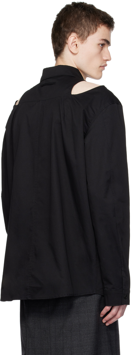 Lesugiatelier Black Cutout Shirt