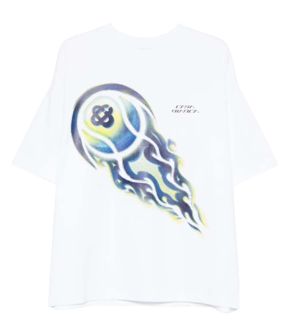 Flaming Tennis Ball T-Shirt