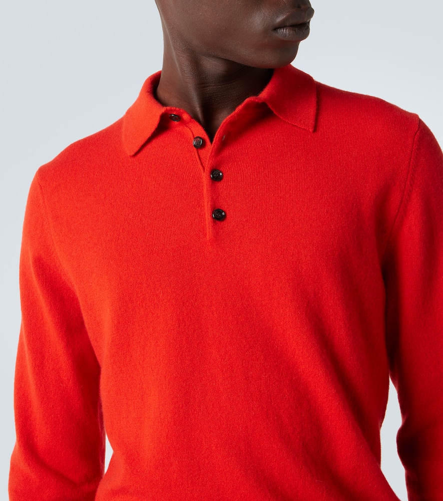 Cashmere polo sweater