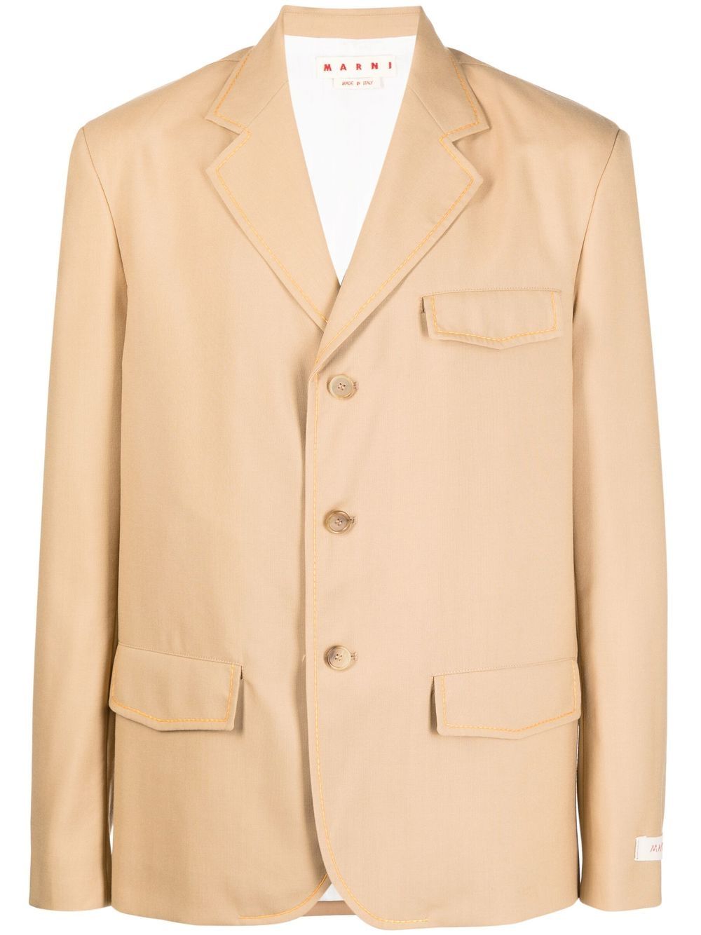 Single-breasted blazer - Blue