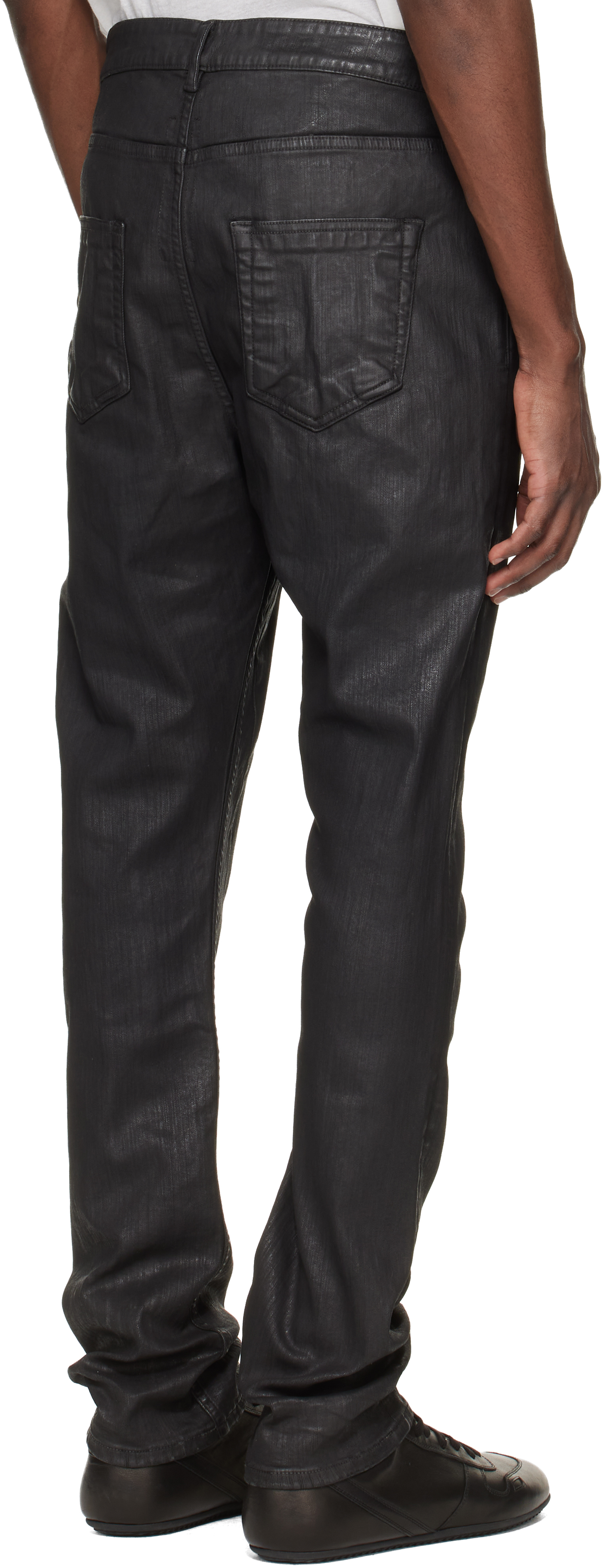 Black Temple Detroit Cut Jeans