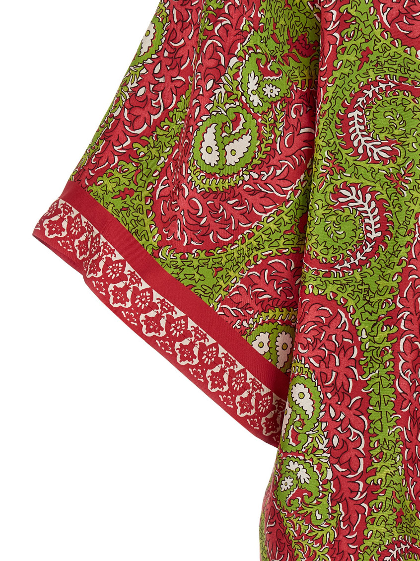 Kesa Paisley Foliage Sweaters And Cardigans Multicolor