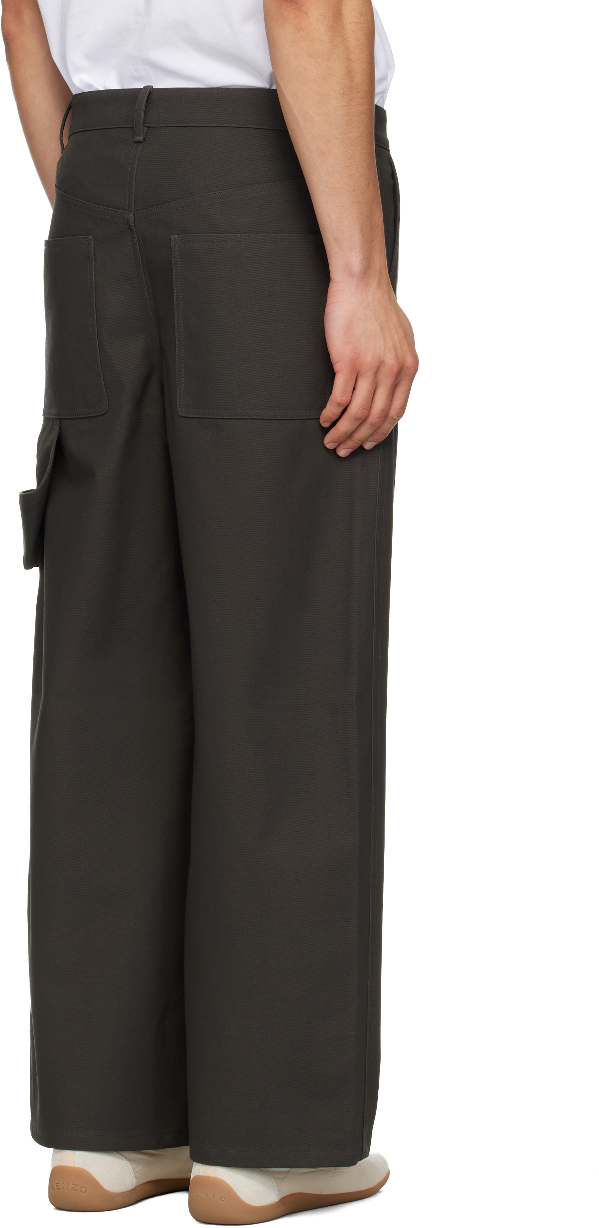 Gray Hammer Cotton Short Trousers