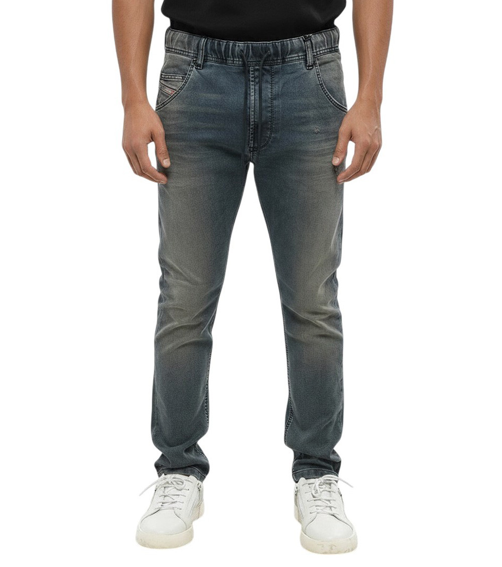 Blue Drawstring Jeans