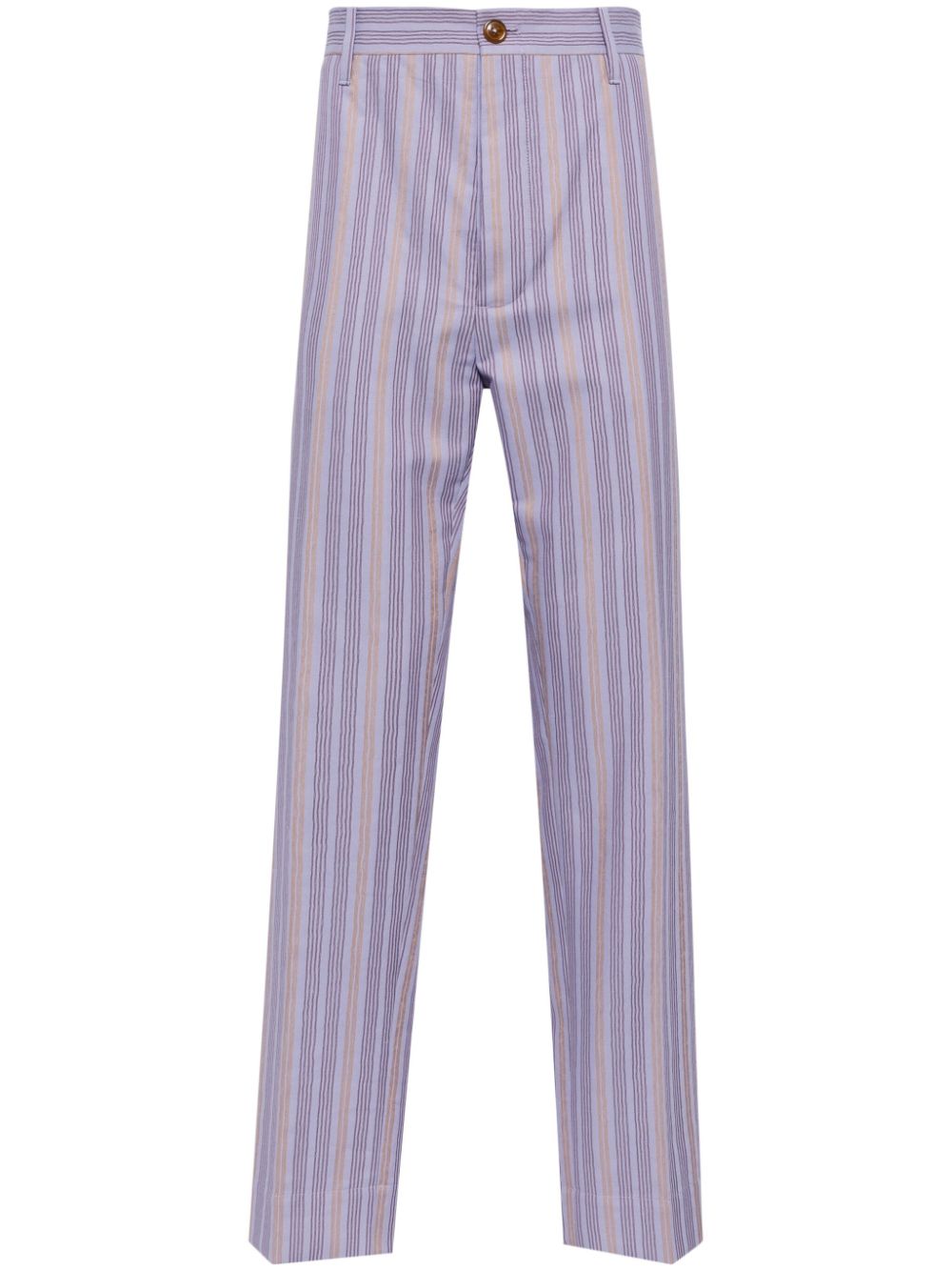 Cruise striped trousers - Purple