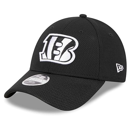 Youth Black Cincinnati Bengals Main B-Dub 9FORTY Adjustable Hat