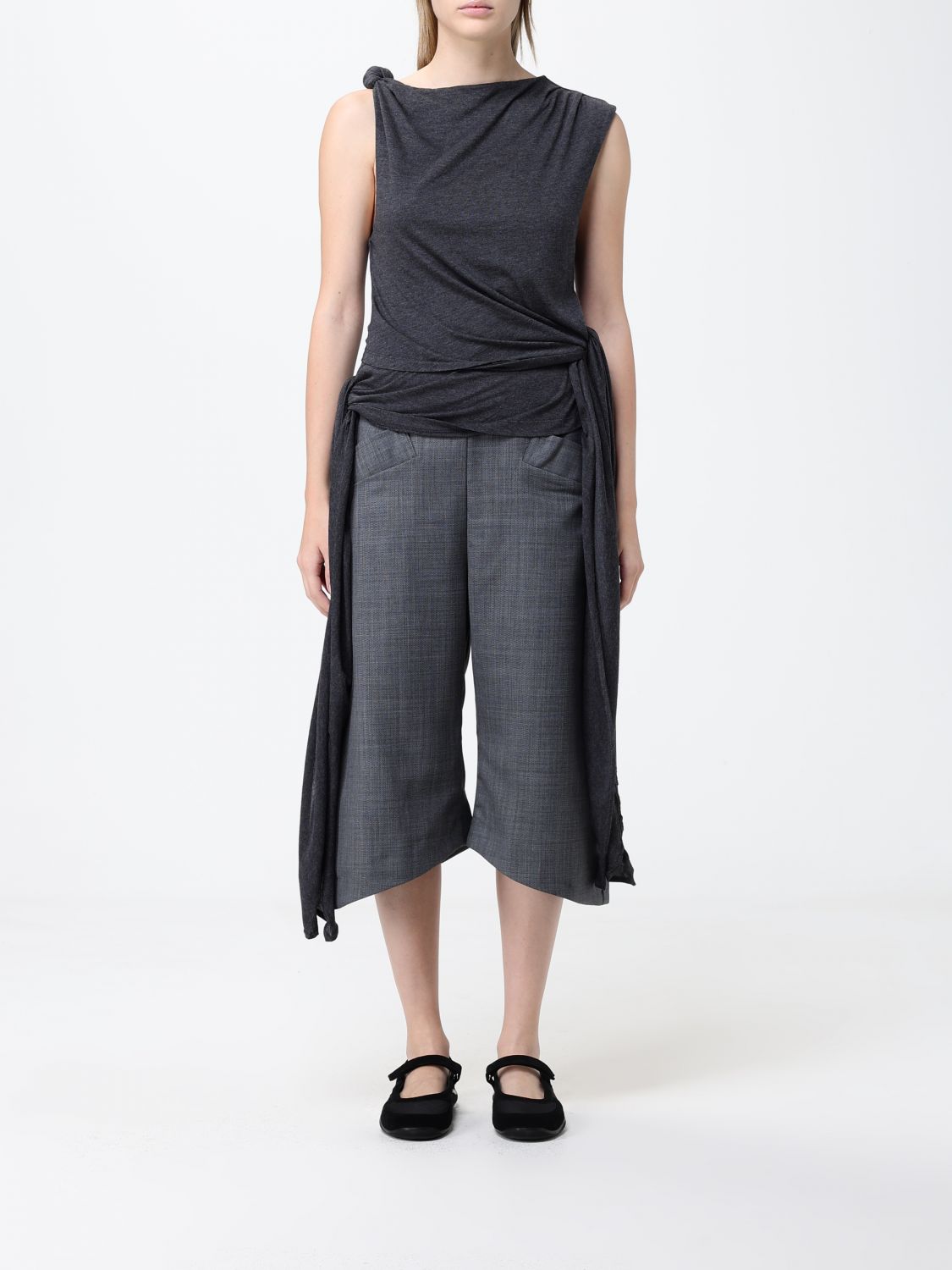 Top Woman color Grey