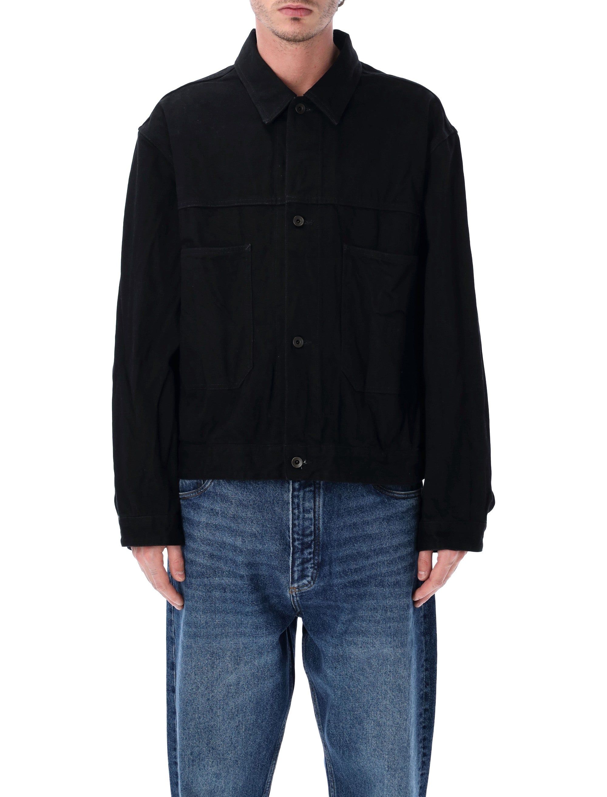 Nyle Crinkle Denim Jacket