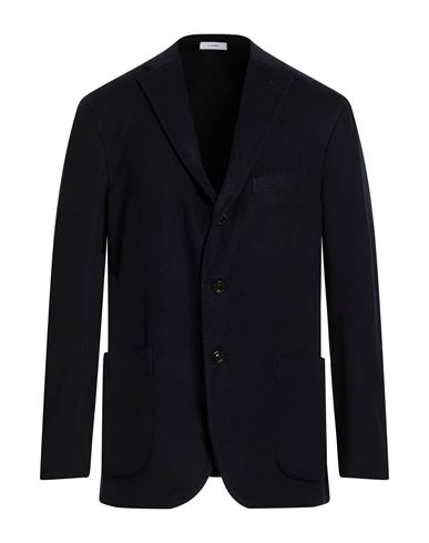 Man Blazer Midnight blue Size 44 Cashmere