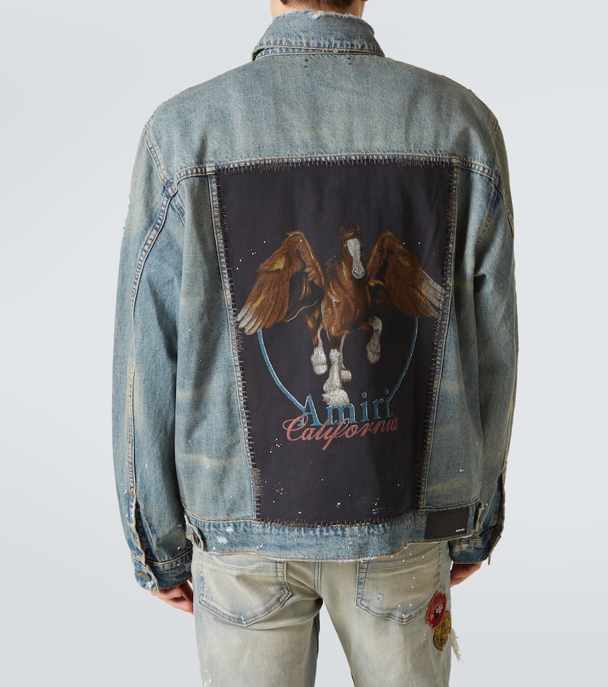 Vintage Pegasus distressed denim jacket