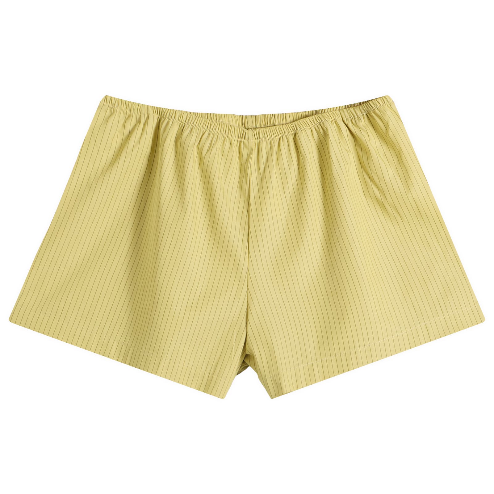 Women's Yoshi Summer Shorts in Lemon/Chocolate Stripe