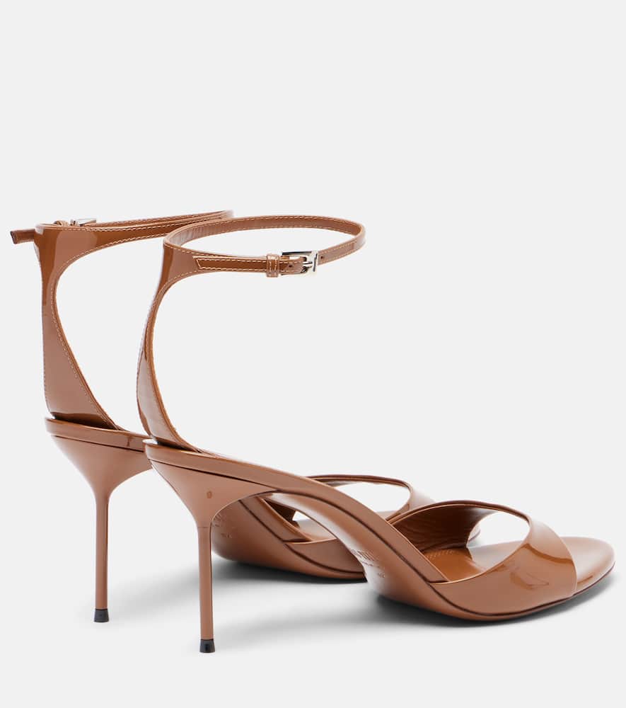 Lidia 70 patent leather mules