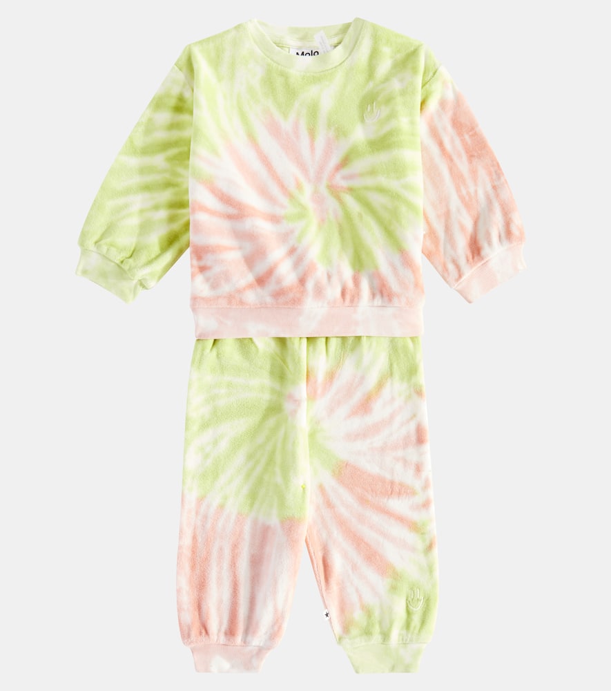 Molo Baby Simeon cotton sweatshirt and sweatpants set