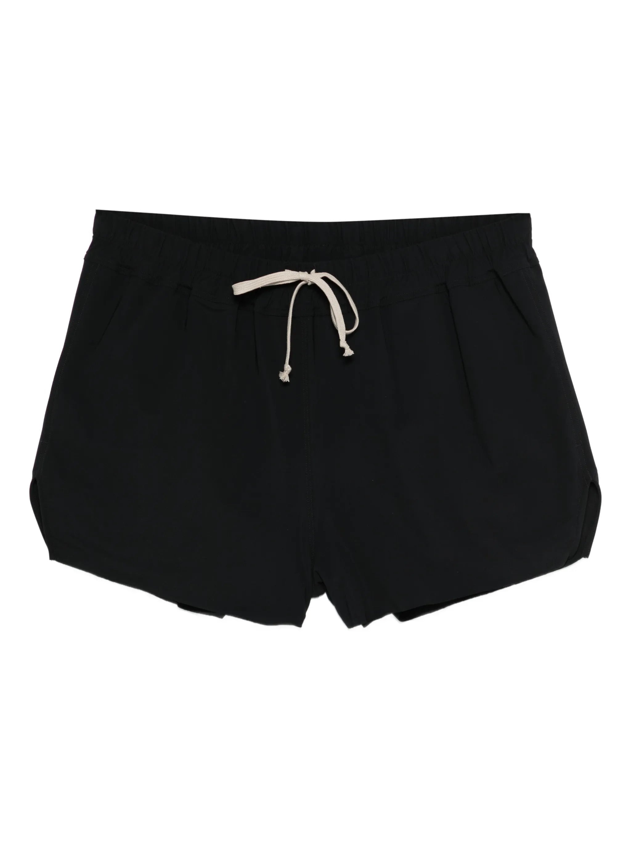 Elasticated Drawstring Waistband Pants with Side Slit Pockets
