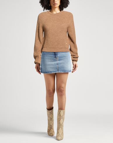 Woman Sweater Camel Size 6 Acrylic, Alpaca wool, Wool