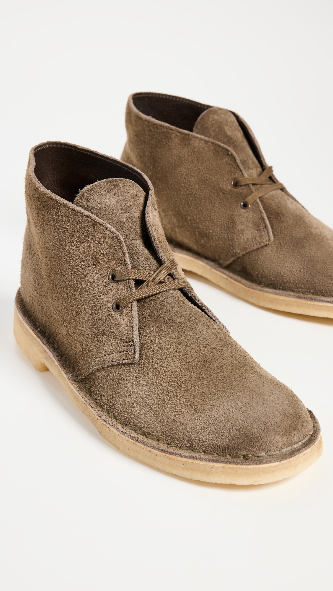 Suede Desert Boots Dark Khaki