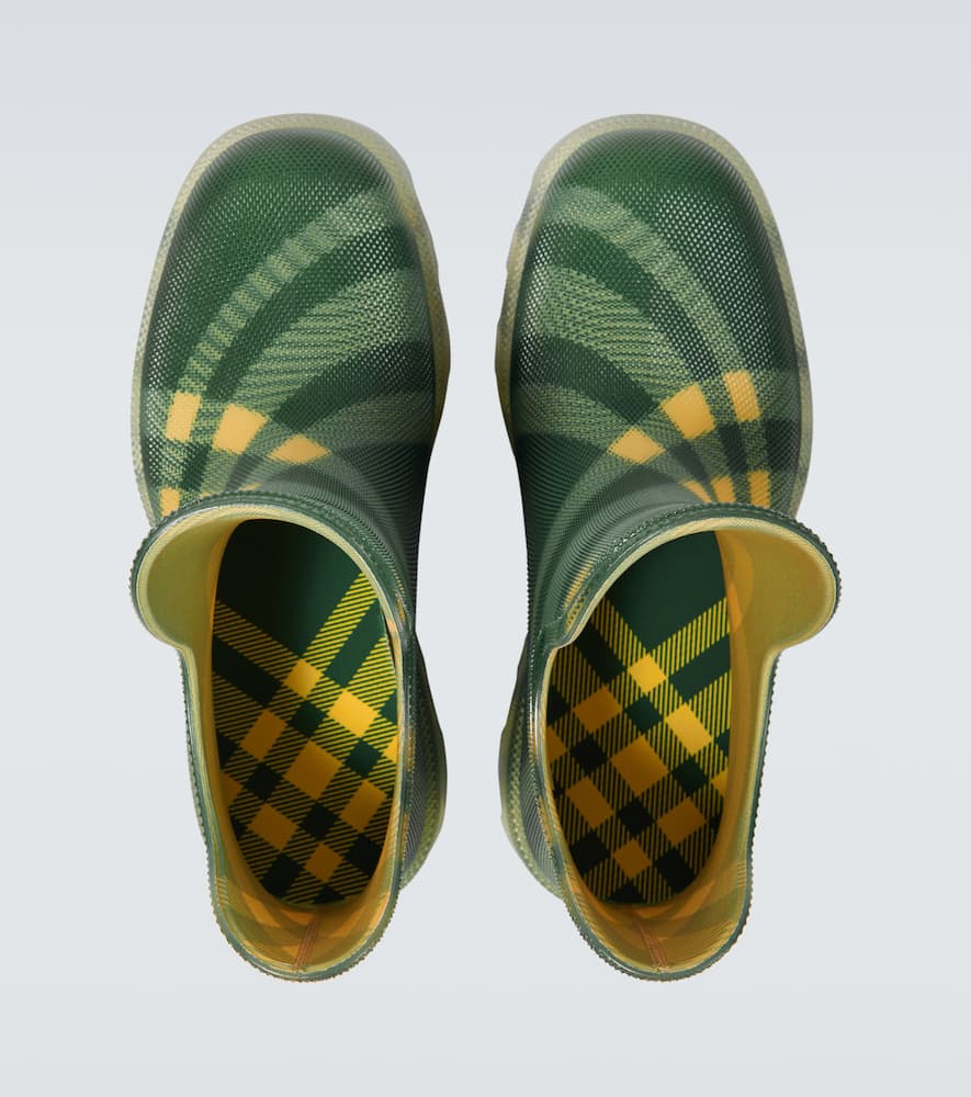 Burberry Burberry Check rain boots