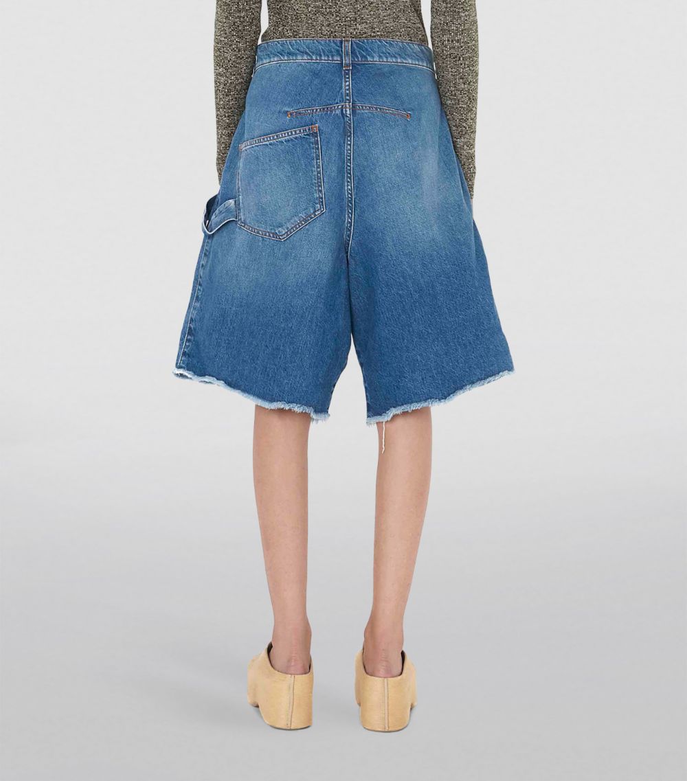 Denim Twisted Workwear Shorts
