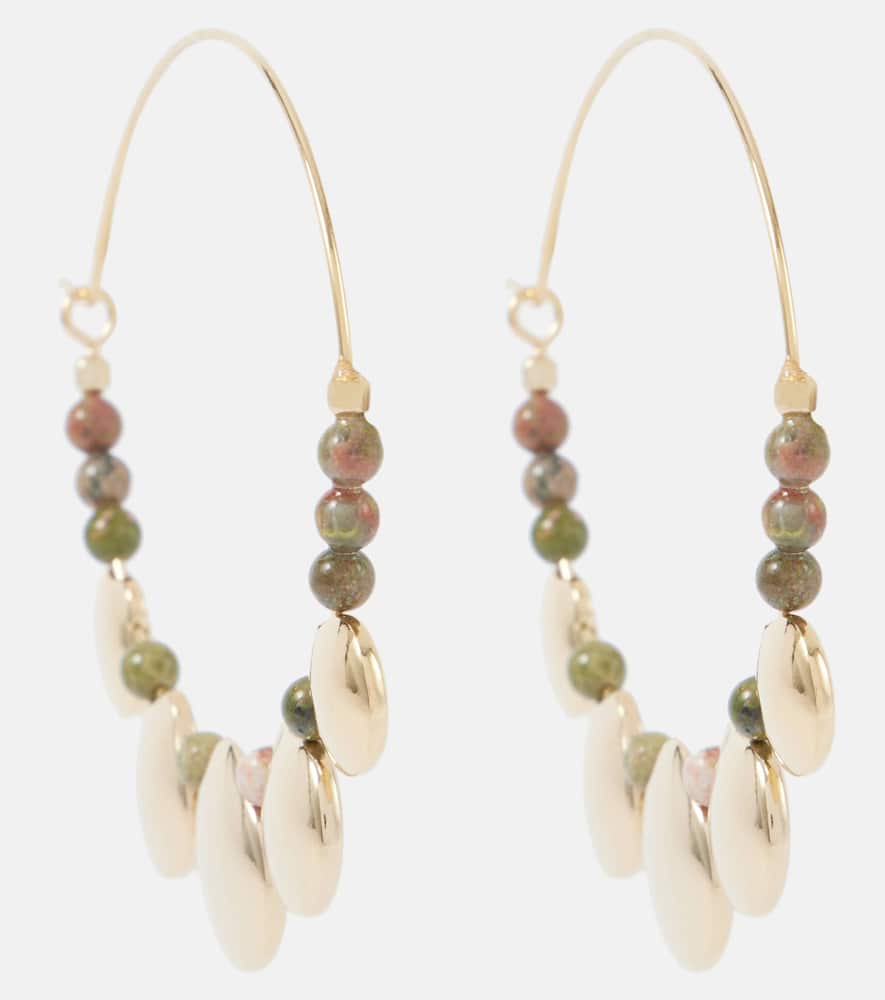Isabel Marant Adriel beaded hoop earrings