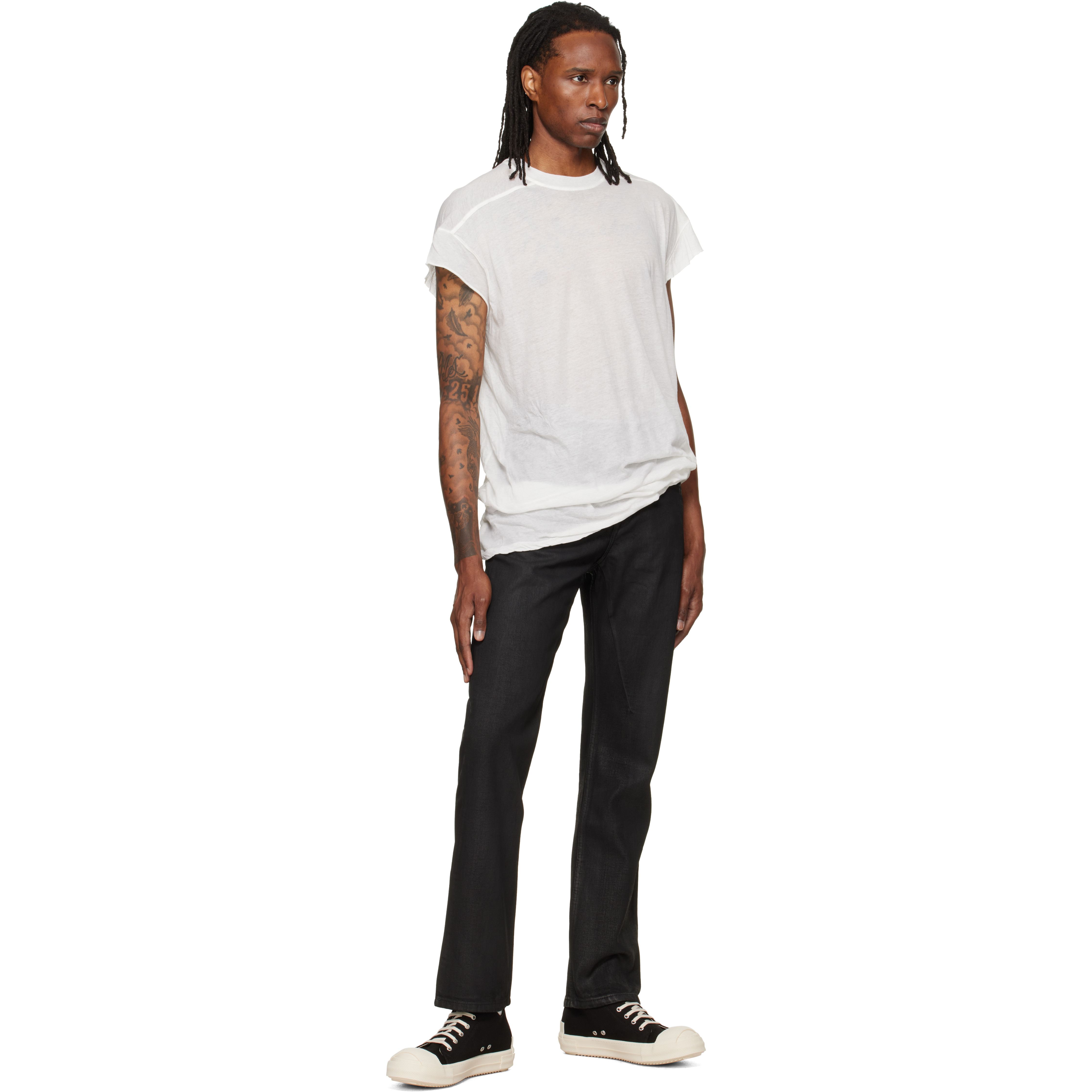Black Tower Fog Cut Jeans