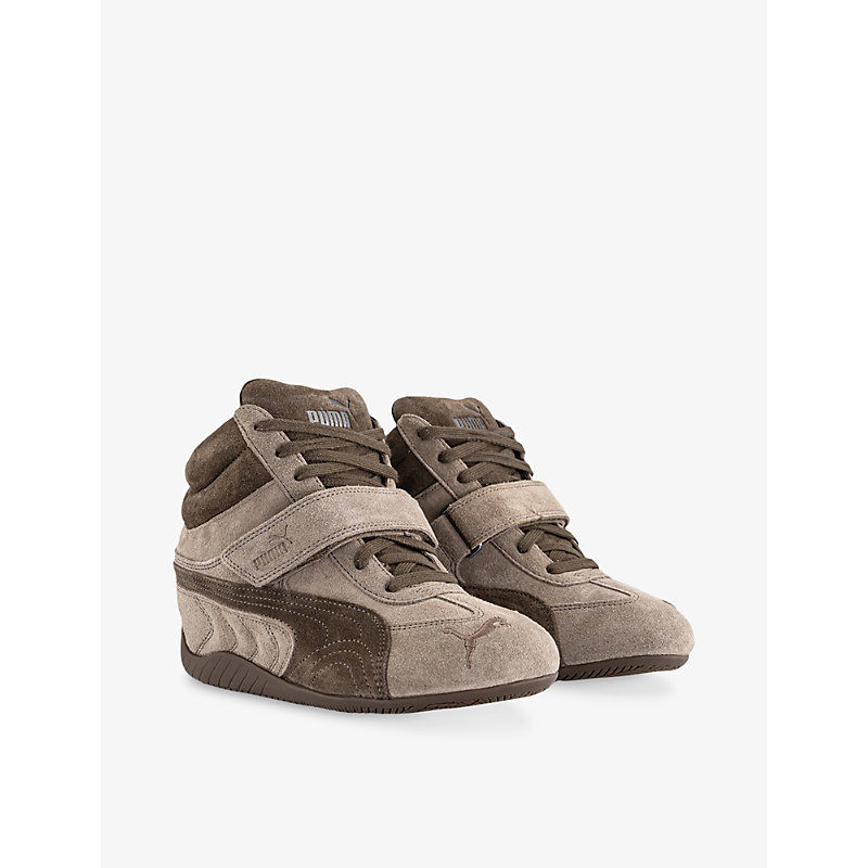 Womens Speedcat Wedge Suede Trainers